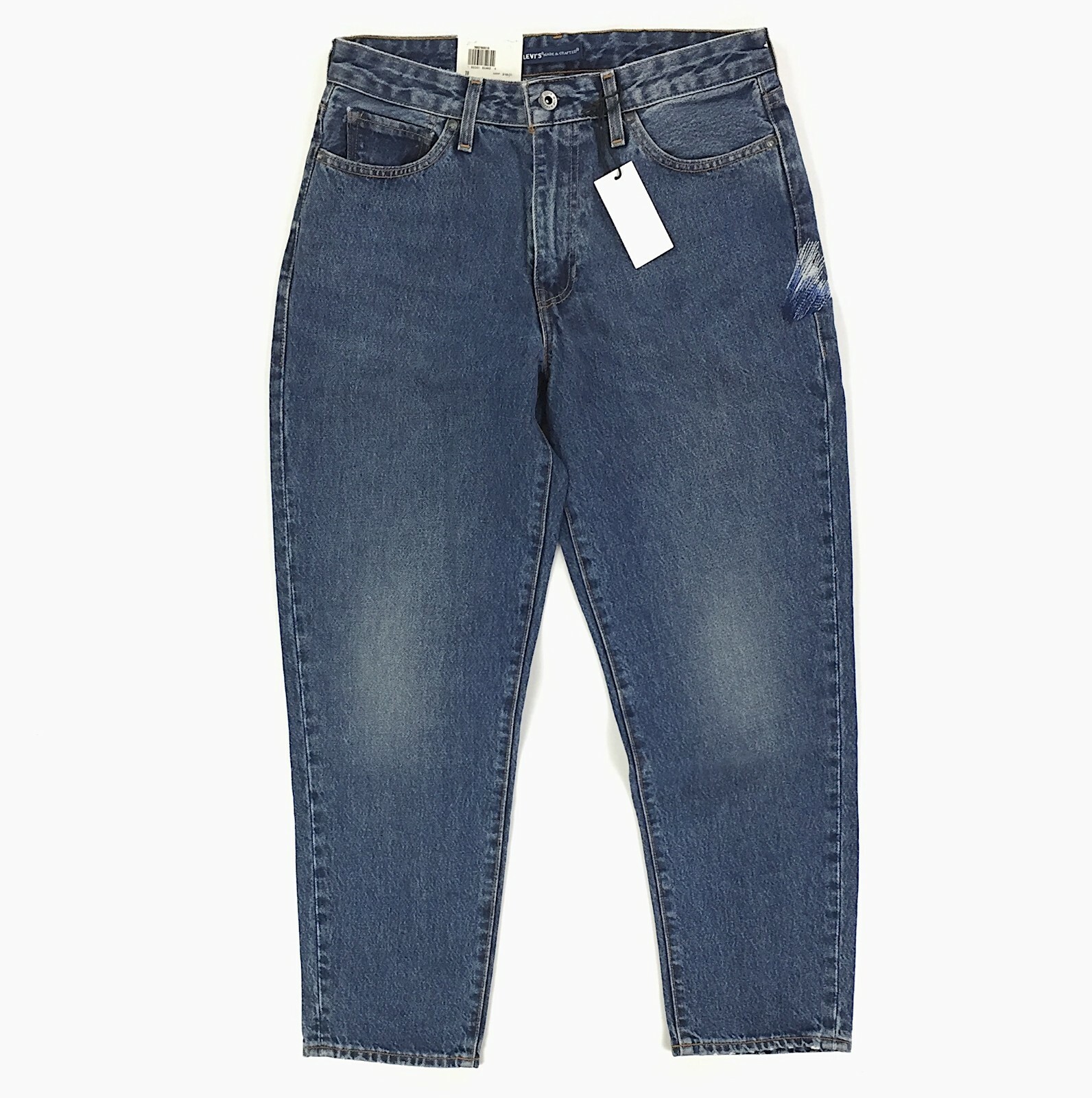 

Зауженные джинсы Levis Made - Crafted Draft (размер 30) из денима премиум-класса с вышивкой, Синий, Levi's Made - Crafted Draft Taper
