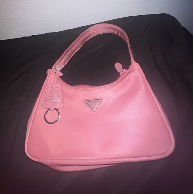 prada pink nylon bag
