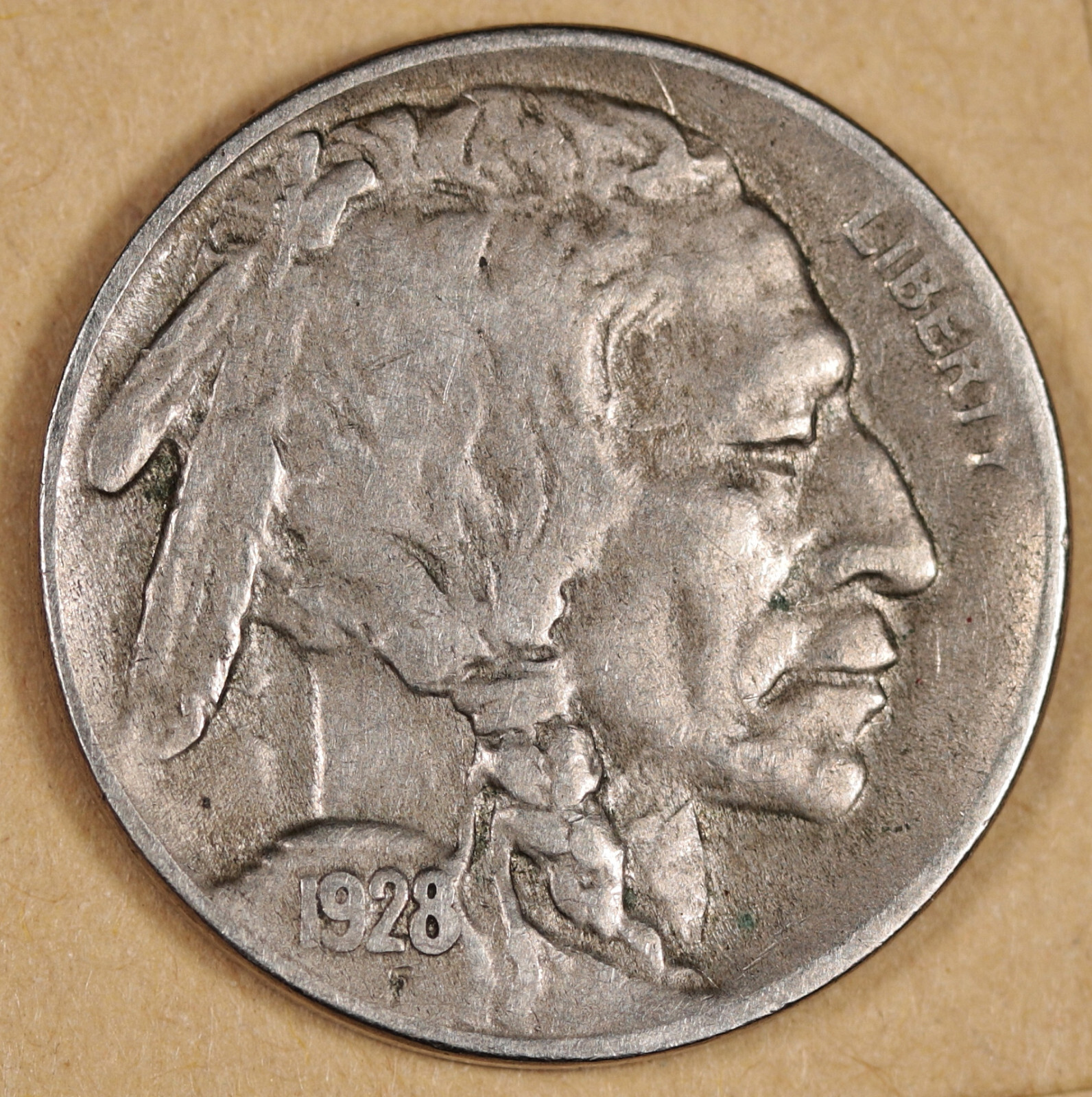 1928-s Buffalo Nickel. Error. 2.5 Feather's. VF. 193959 | eBay