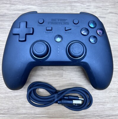 Retro Fighters BT Bluetooth Defender Black PlayStation Controller Work No Dongle