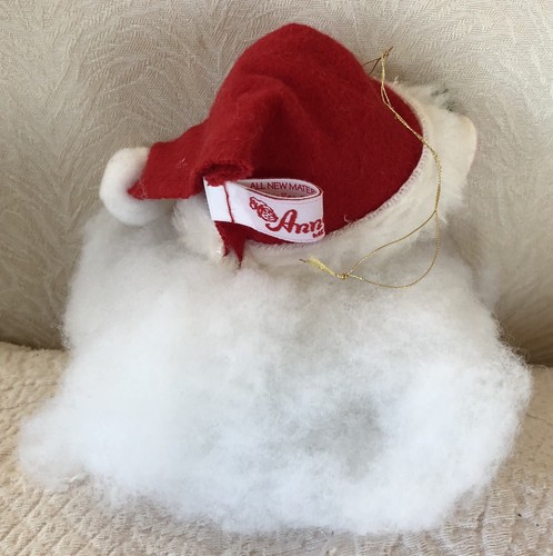 Annalee Dolls Mouse Head On Cloud In Box Ornament 1998 Christmas