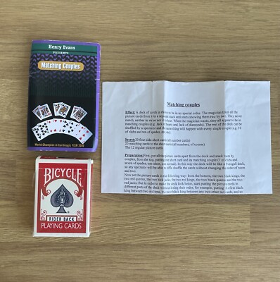 Henry Evans - Matching Couples - Magic Trick