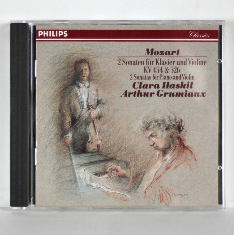 Mozart Sonate Kv 454&526 â Clara Haskil, Arthur Grumiaux â Philips 1990 â 5544