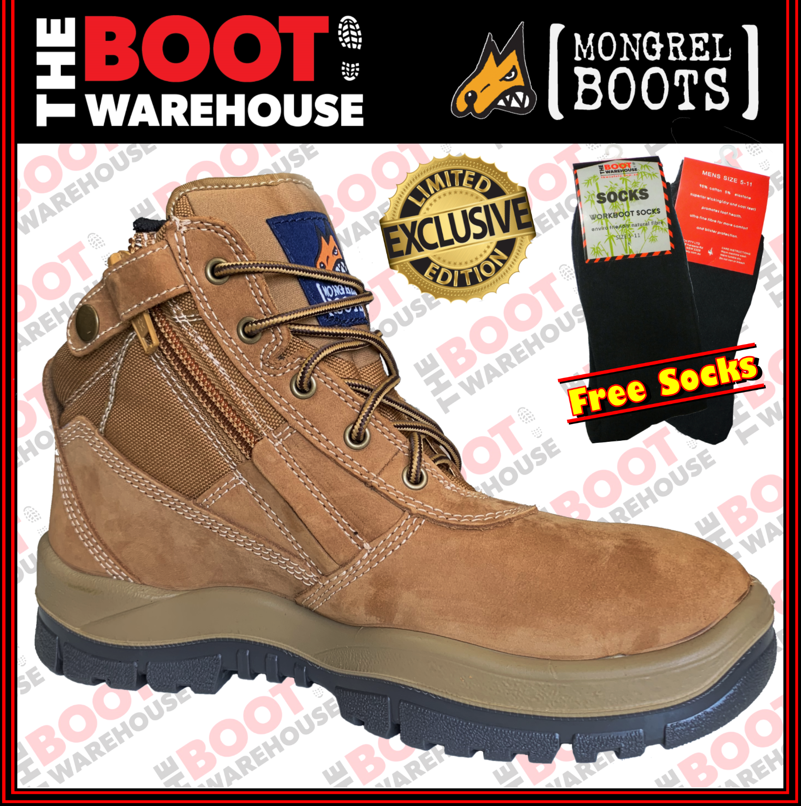 warehouse steel toe boots