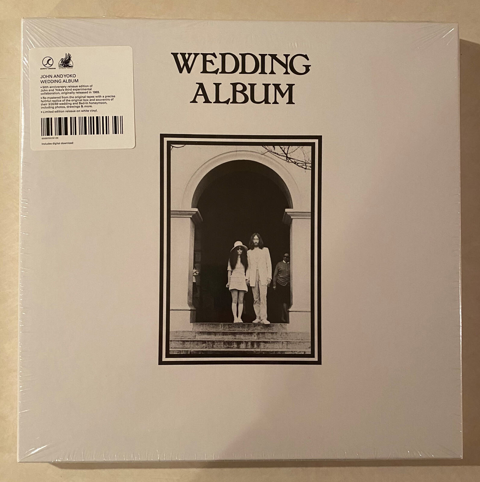 JOHN LENNON & YOKO ONO Wedding Album 180 gram WHITE vinyl