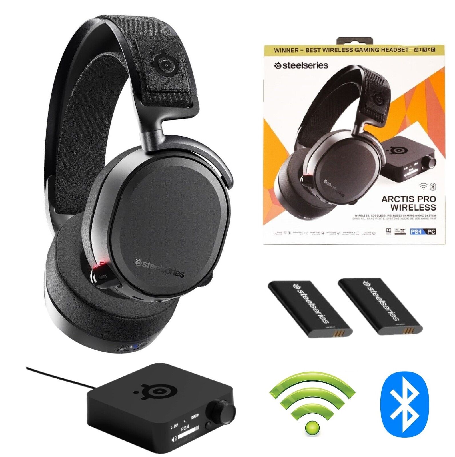 SteelSeries Arctis Pro Wireless Gaming Headset 2.4GHz SteelSeries Arctis Pro Wireless Gaming Headset 2.4GHz