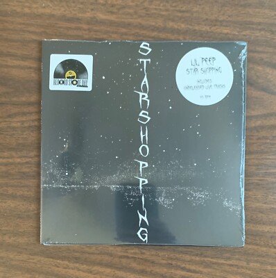 LIL PEEP STAR SHOPPING 7'' PINK BLACK COLOR  VINYL SINGLE NEW SEALED RSD 2024