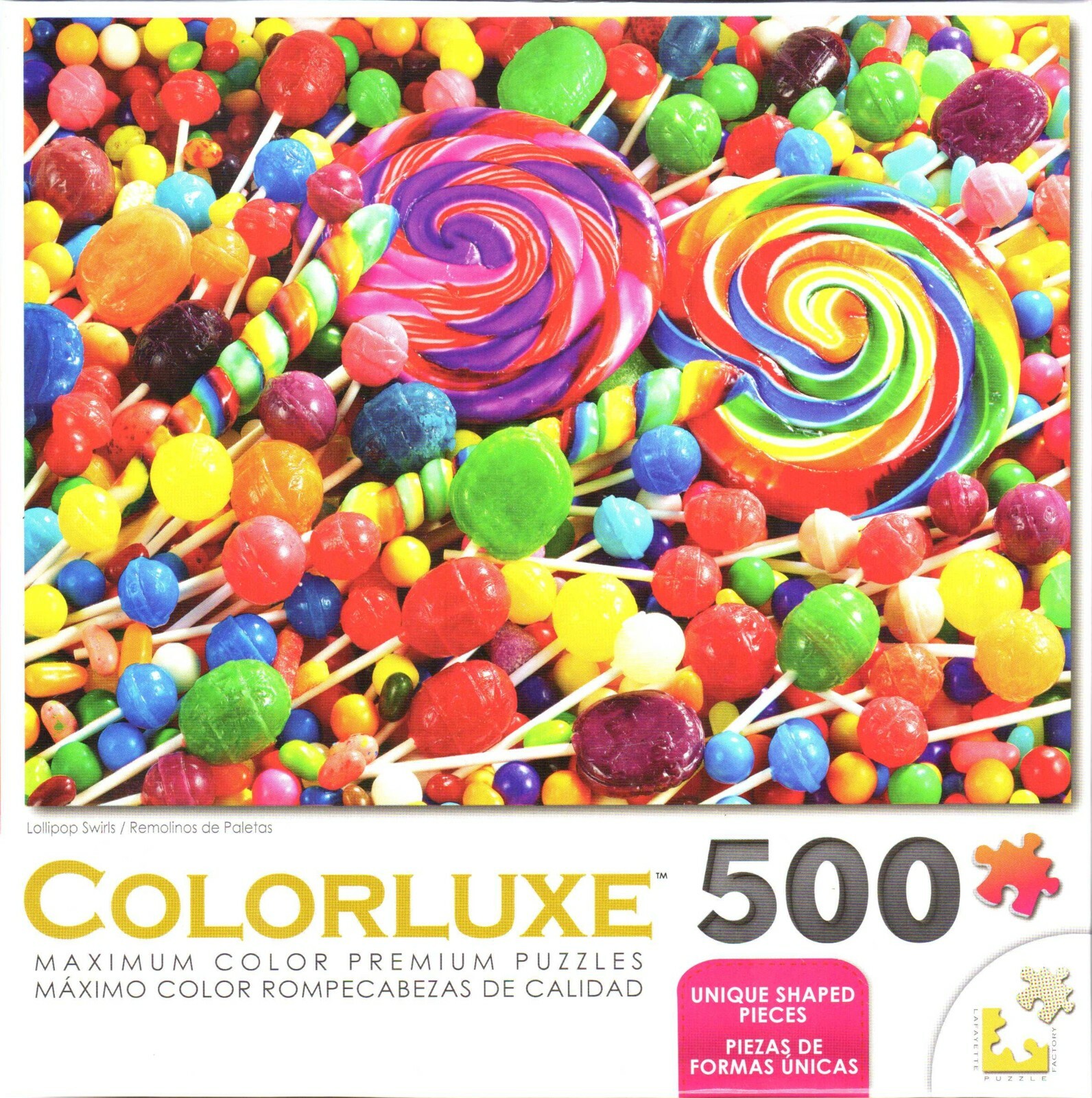 Colorluxe 500 Piece Puzzle - Lollipop Swirls | eBay