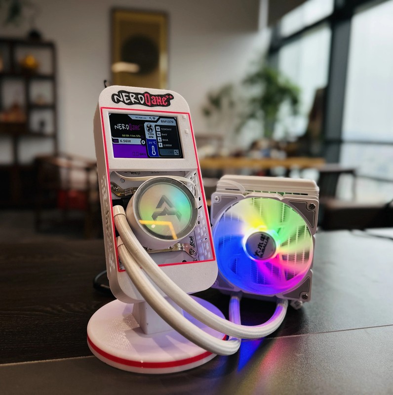 2025 New model bitaxe nerdqaxe++ 4.8t 120w Water-cooled silent model