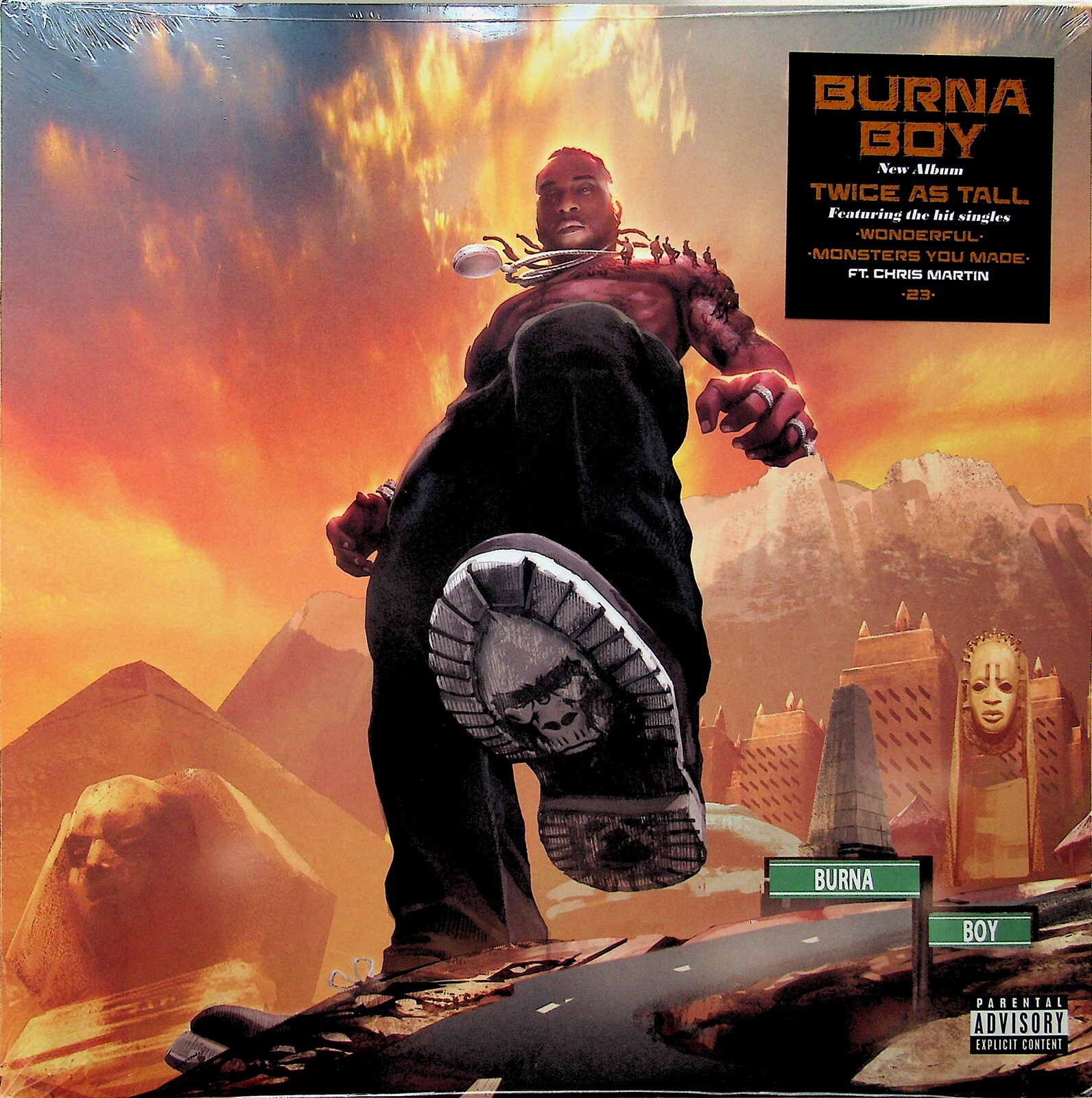 BURNA BOY- Twice As Tall 2-LP (NEW** Vinyl 2020) ft. Chris