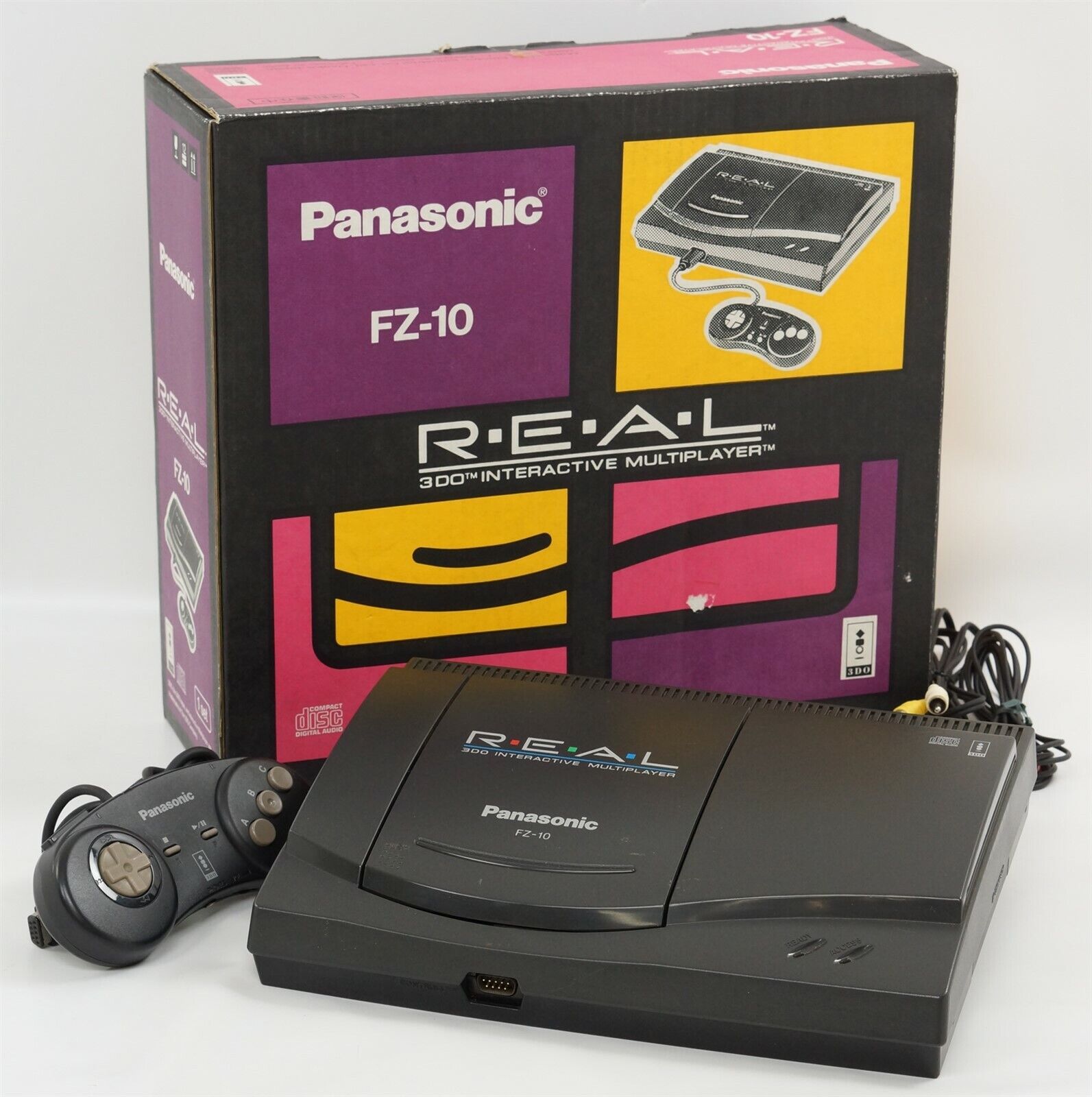 Panasonic 3DO FZ-10 Video Game Console Black Panasonic 3DO FZ-10 Video Game Console Black