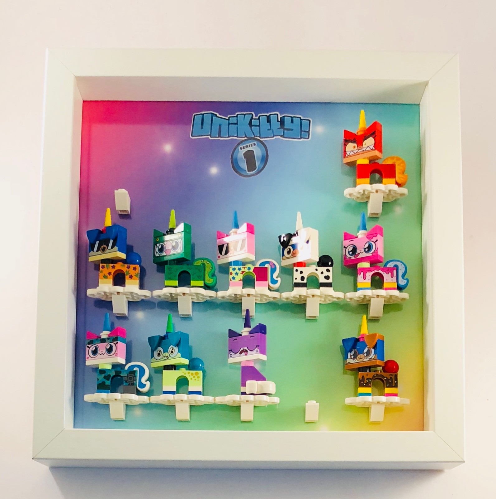 Vitrina De Foto Marco Para Minifigura Lego Serie 1 Mini Figuras Unikitty Ebay