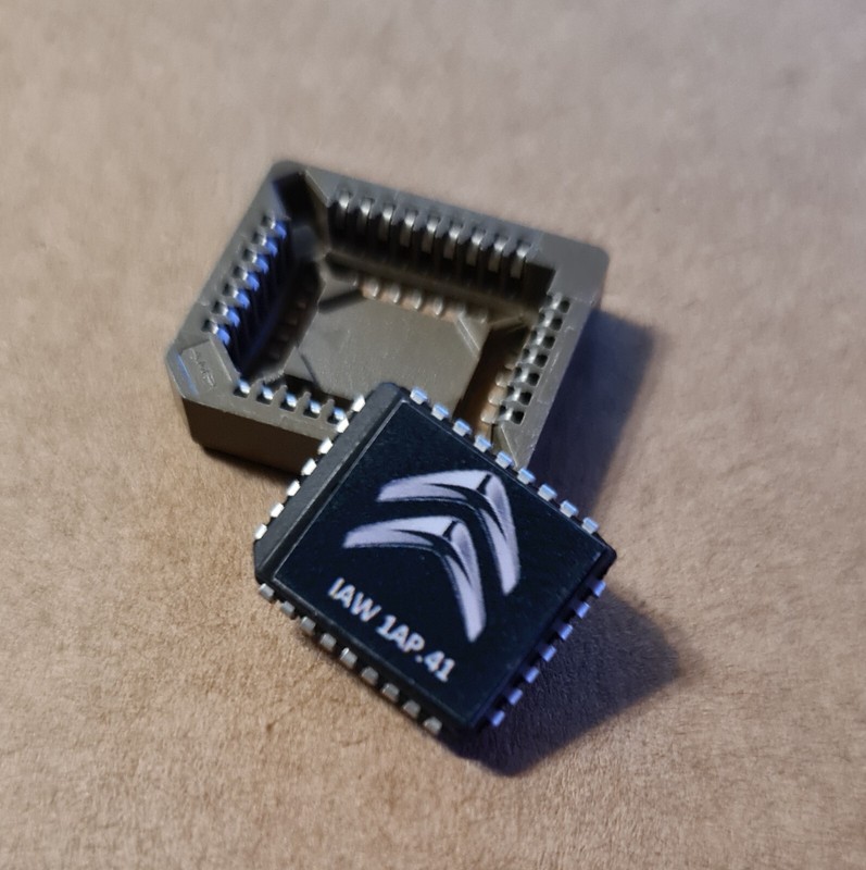 Puce Eprom + Support Saxo Vts 1.6 16v Et Peugeot 106 1.6 S16 Eprom Iaw 1ap.41