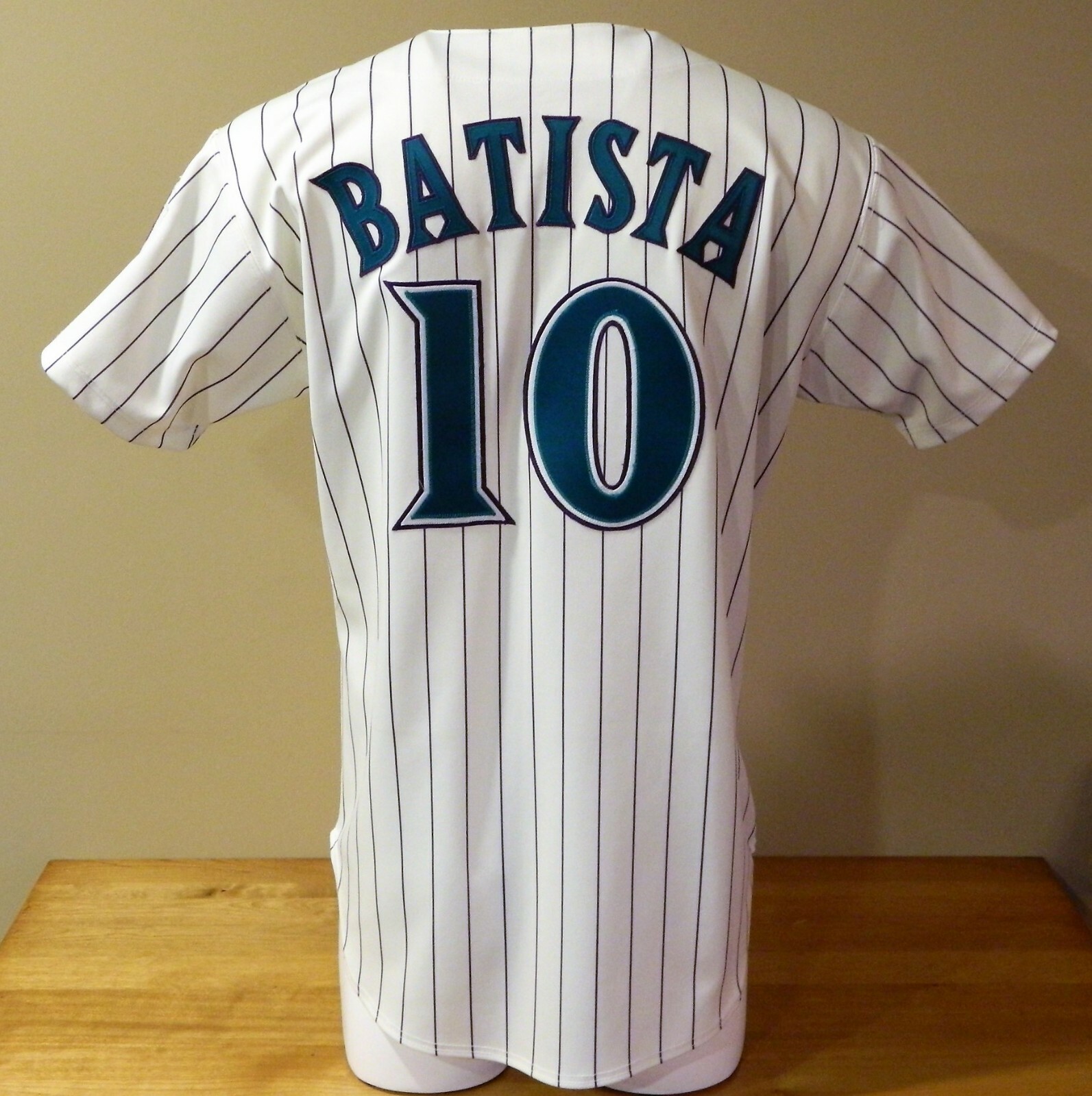 1998 Tony Batista Game Worn Arizona Diamondbacks Inaugural Home Jersey #10