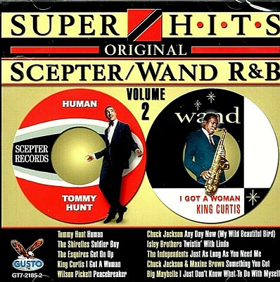 SCEPTER/WAND RECORDS  .. SUPER R&B HITS VOL. 2, THE ESQUIRES & VARIOUS OLDIES