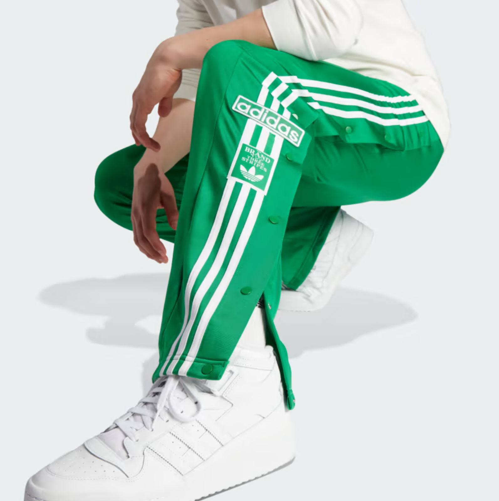 adidas side button pants