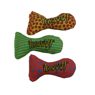 Yeowww! Stinkies 3" Organic Catnip Stuffed Sardine Fish Cat Toys Made in the USA