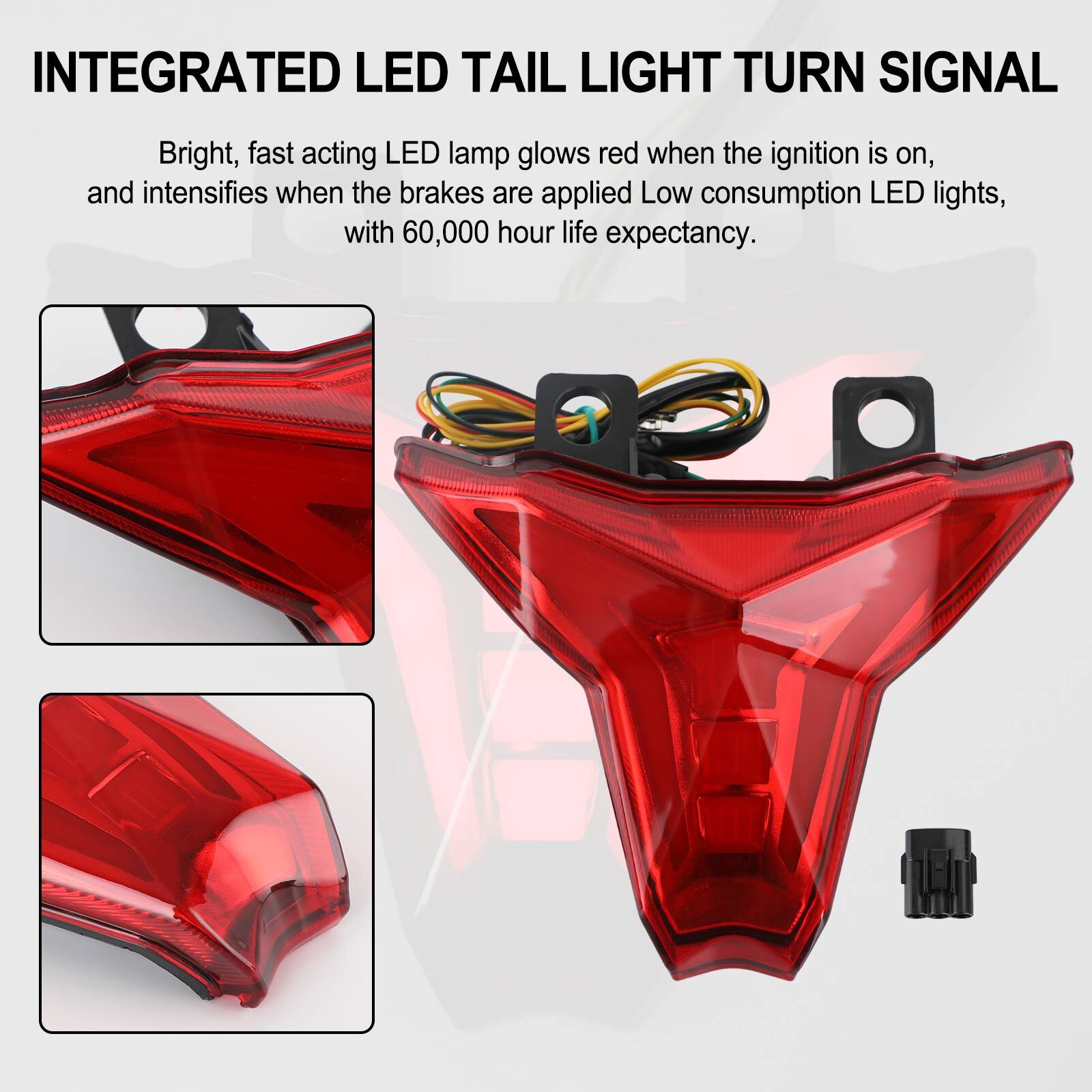 オーストラリア Integrated Tail Light Turn Signal Fit KAWASAKI Ninja ZX10R Z1000