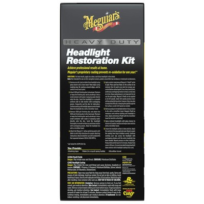 Meguiar's G2980 Heavy Duty Headlight Restoration Kit