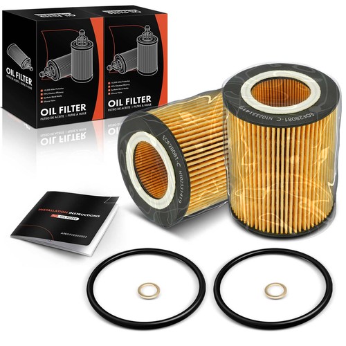 2x Engine Oil Filter for BMW E46 323Ci 320i 323is E90 325i 328Ci E39 528i Z3 10K