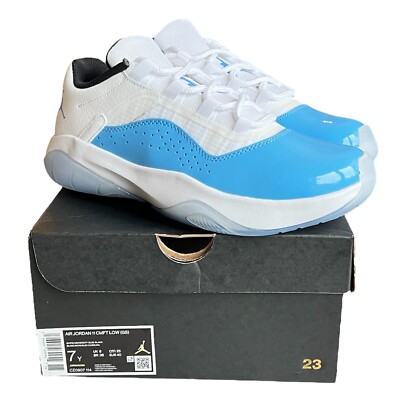 Nike Air Jordan 11 CMFT Low GS Sizes 4Y-7Y UNC University Blue. CZ0907-114