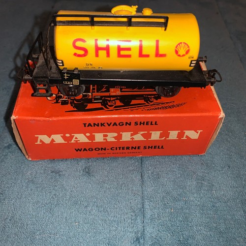 メルクリン 4502番 SHELL タンク車 HOゲージ Marklin 4502 HO Scale Kesselwagen Shell Boiler Tank Car W