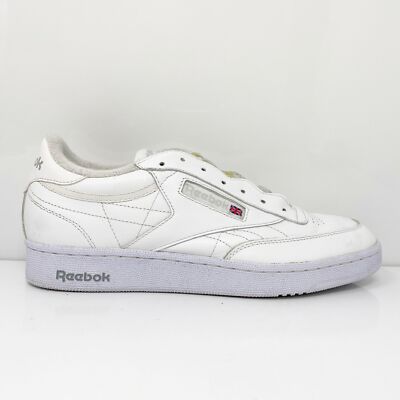 

Reebok Mens Club C 132608 Белая повседневная обувь Кроссовки Размер 8.5, Белый, Club C