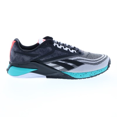 Reebok Nano X2 GY2292 Мужские черные парусиновые кроссовки на шнуровке для кросса