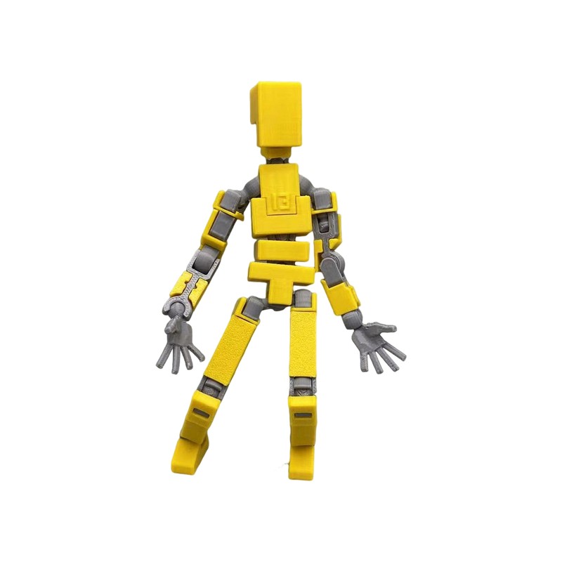 Multi Joint Movable Model 3D Printed Mechanical Robot Figures for Kids Gift
