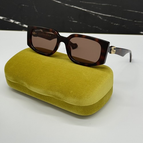 サングラス GUCCI Gucci - GG1834S - 002 havana havana brown Gucci Recycled Acetate Cate Eye Sunglasses (Havana/Brown