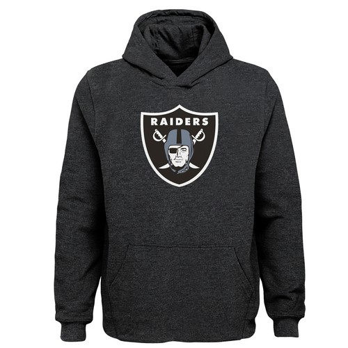 Outerstuff Флисовая толстовка с логотипом NFL Youth Boys Las Vegas Raiders Primary