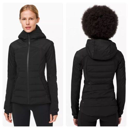 lululemon Down For It All Down Jacket 700 Fill Size 6 Black lululemon Down For It All Down Jacket 700 Fill Size 6 Black