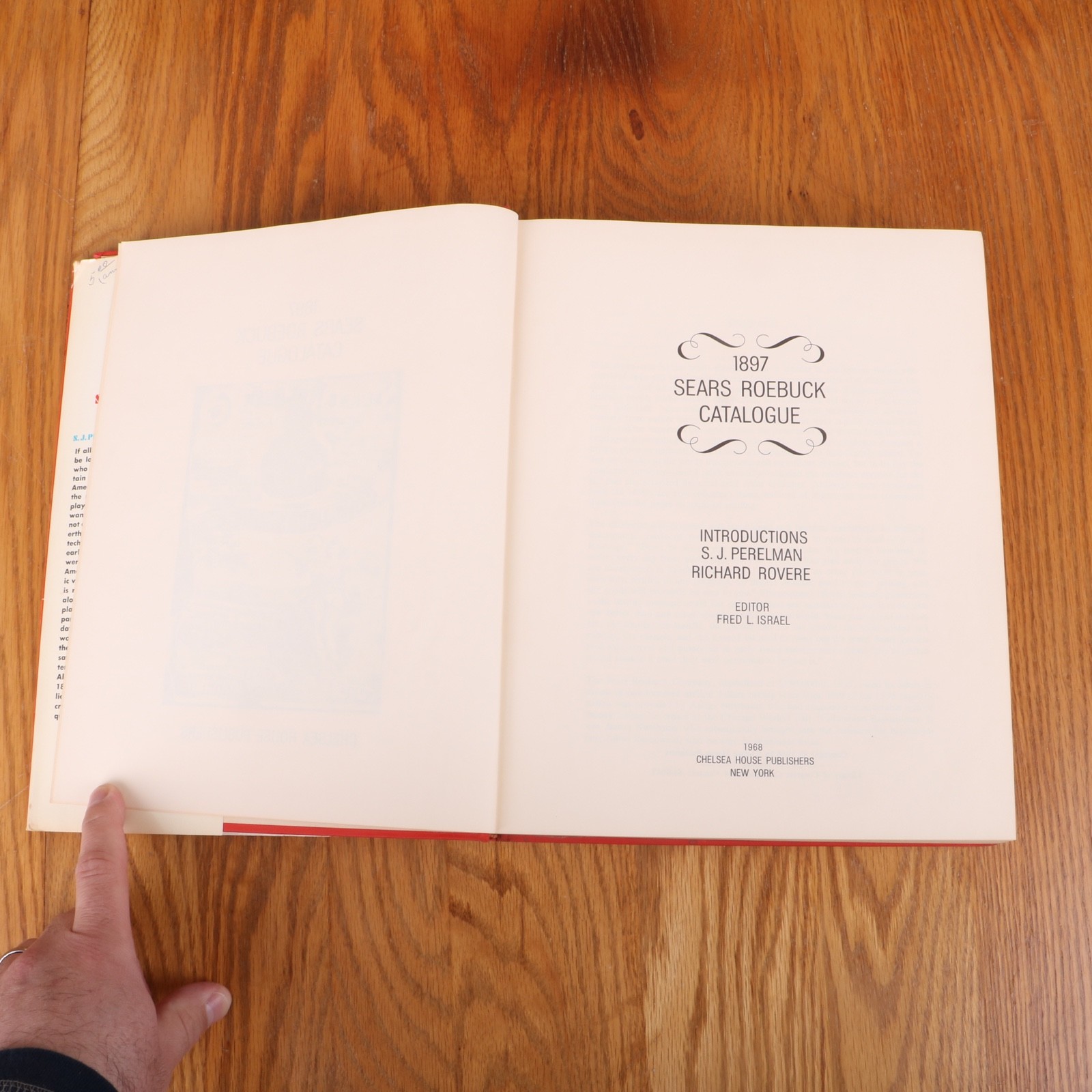 1897 Sears Roebuck Catalog 1968 Replica Hardcover