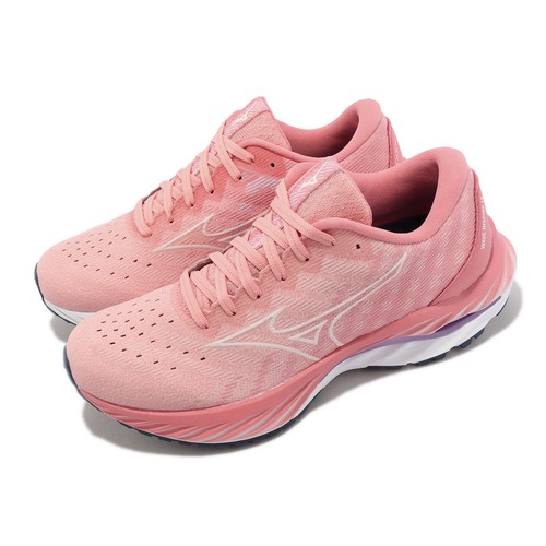 

Женские беговые кроссовки Mizuno Wave Inspire 19 SSW Pink Purple White J1GD2313-24, Розовый, Wave Inspire 19 Ssw