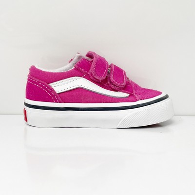 

Vans Girls Off The Wall 508731 Розовые повседневные туфли Кроссовки, размер 4, Розовый, Off The Wall