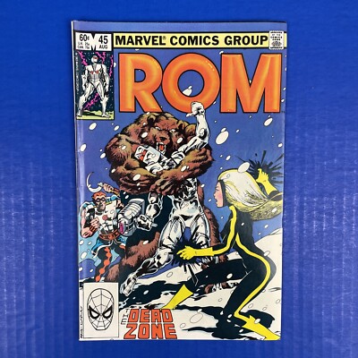 ROM Spaceknight #45 (1983) Marvel Comics Sal Buscema Direct - Combine Ship