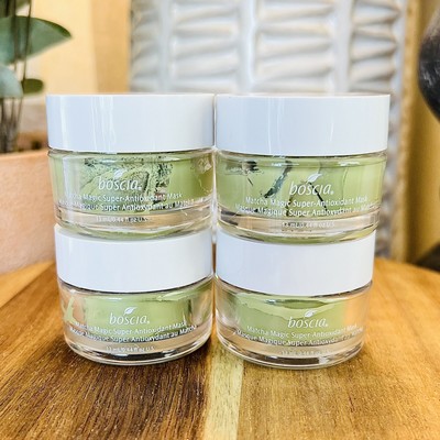4x BOSCIA Matcha Magic Super Antioxidant Mask 13 mL / 0.44 oz Each MINI +  