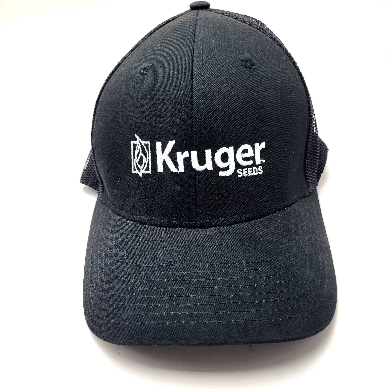Kruger Seeds Farm Agriculture Hat Cap Black Mesh Snapback