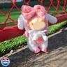 17cm Doll Clothes and Shoes Set, Pink Bunny Clothes Set, 4 PCS Cute Outfits and Shoes Stylish Exquisite Accessories