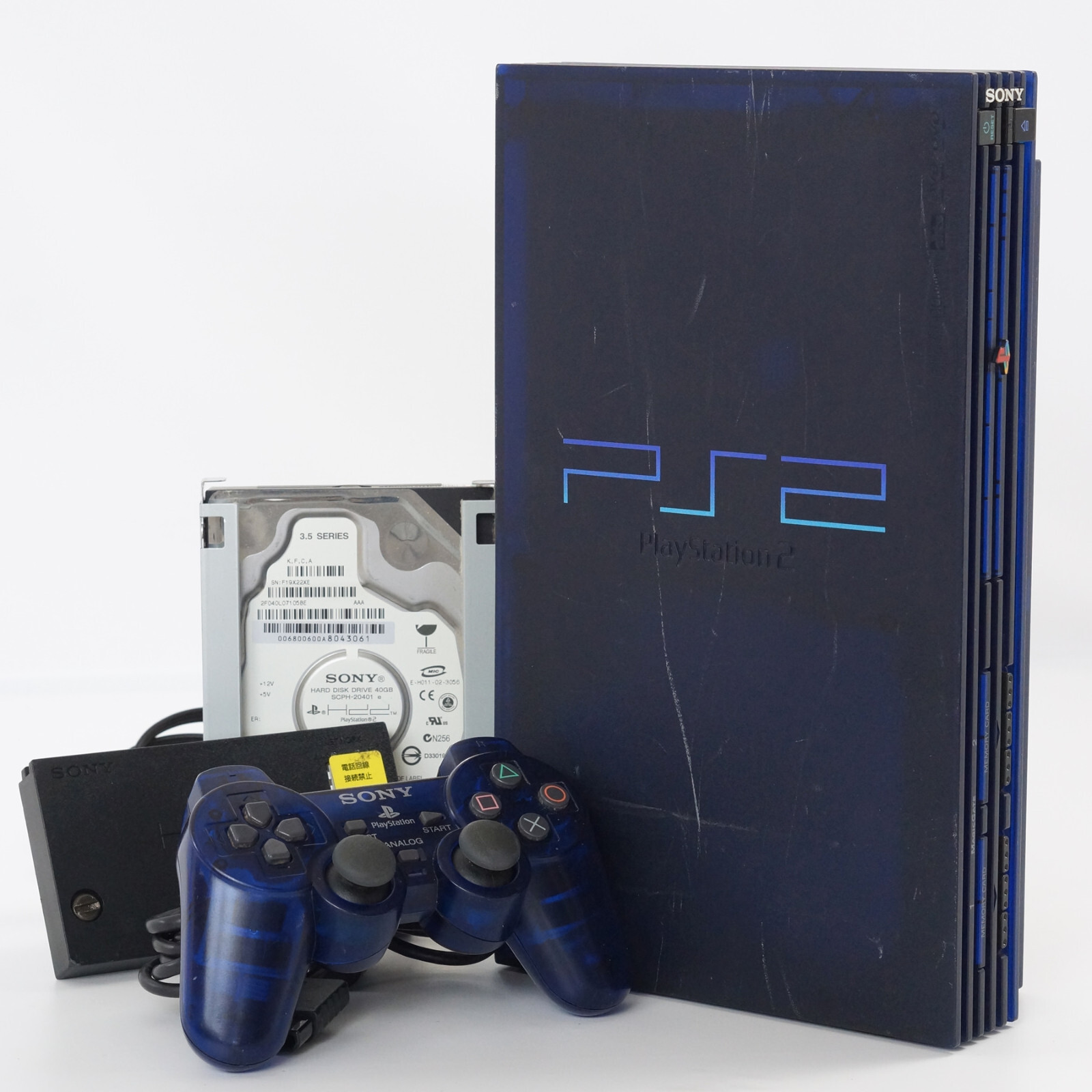 PS2 BB Console Midnight Blue SCPH-50000 MB/NH System