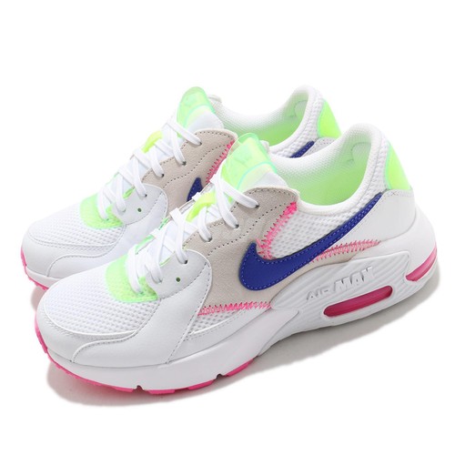 

Женская повседневная обувь Nike Wmns Air Max Excee AMD White Indigo Pink Volt DD2955-100, Белый, Wmns Air Max Excee Amd
