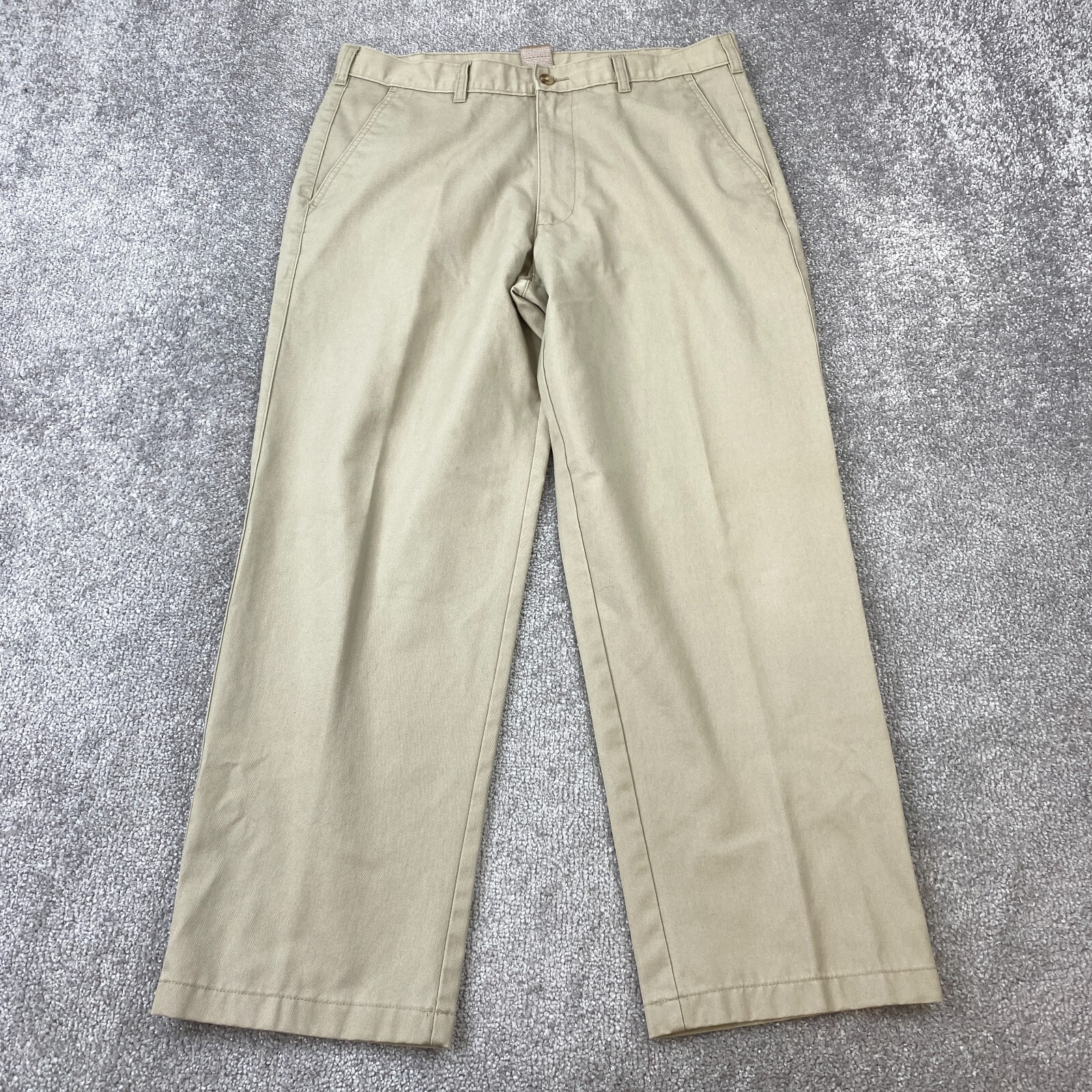 George Straight Chino Pants Men's Size 34X29 Tan Slash George Straight Chino Pants Men's Size 34X29 Tan Slash