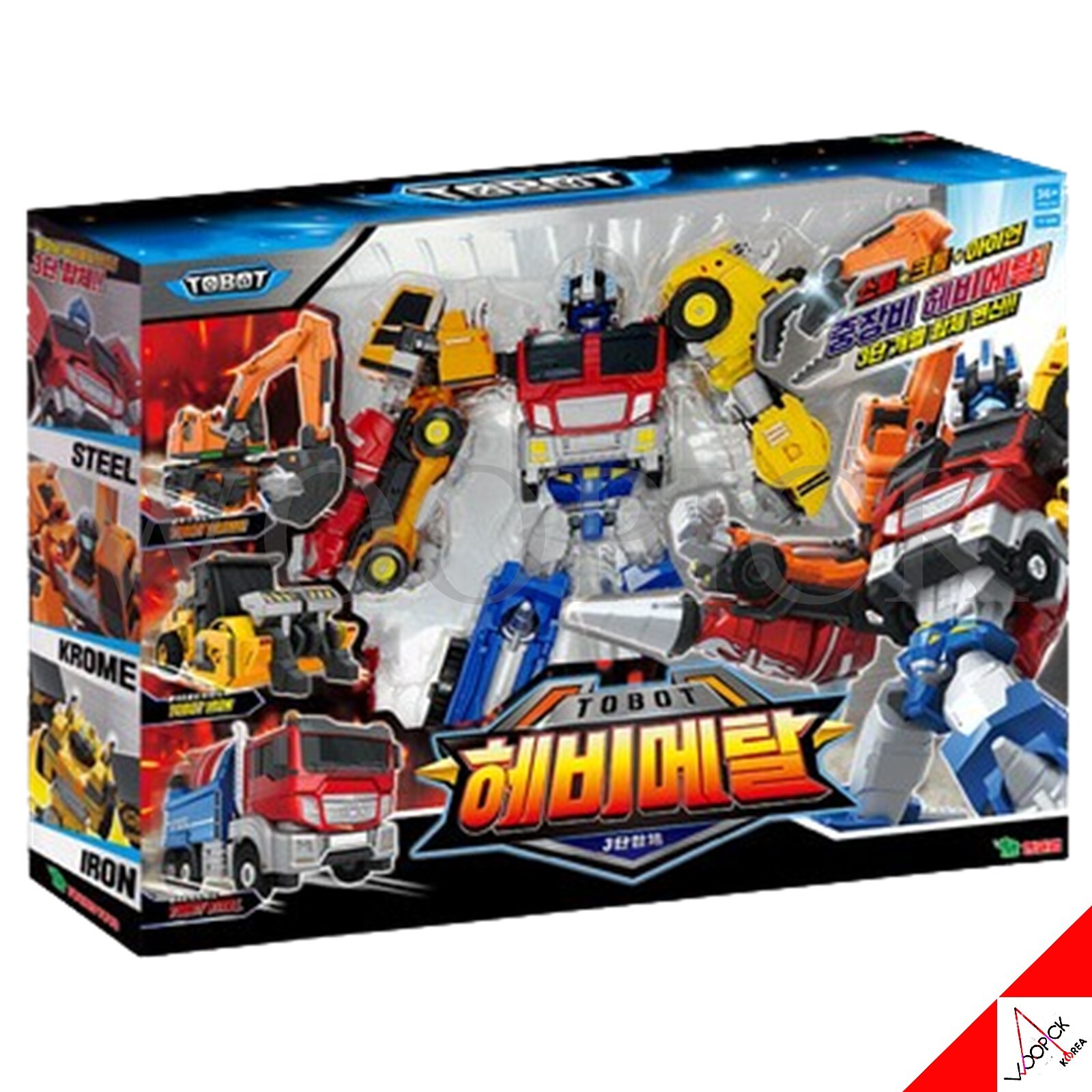 TOBOT 2025 HEAVYMETAL 3-Car Combine Transformer Robot Figure