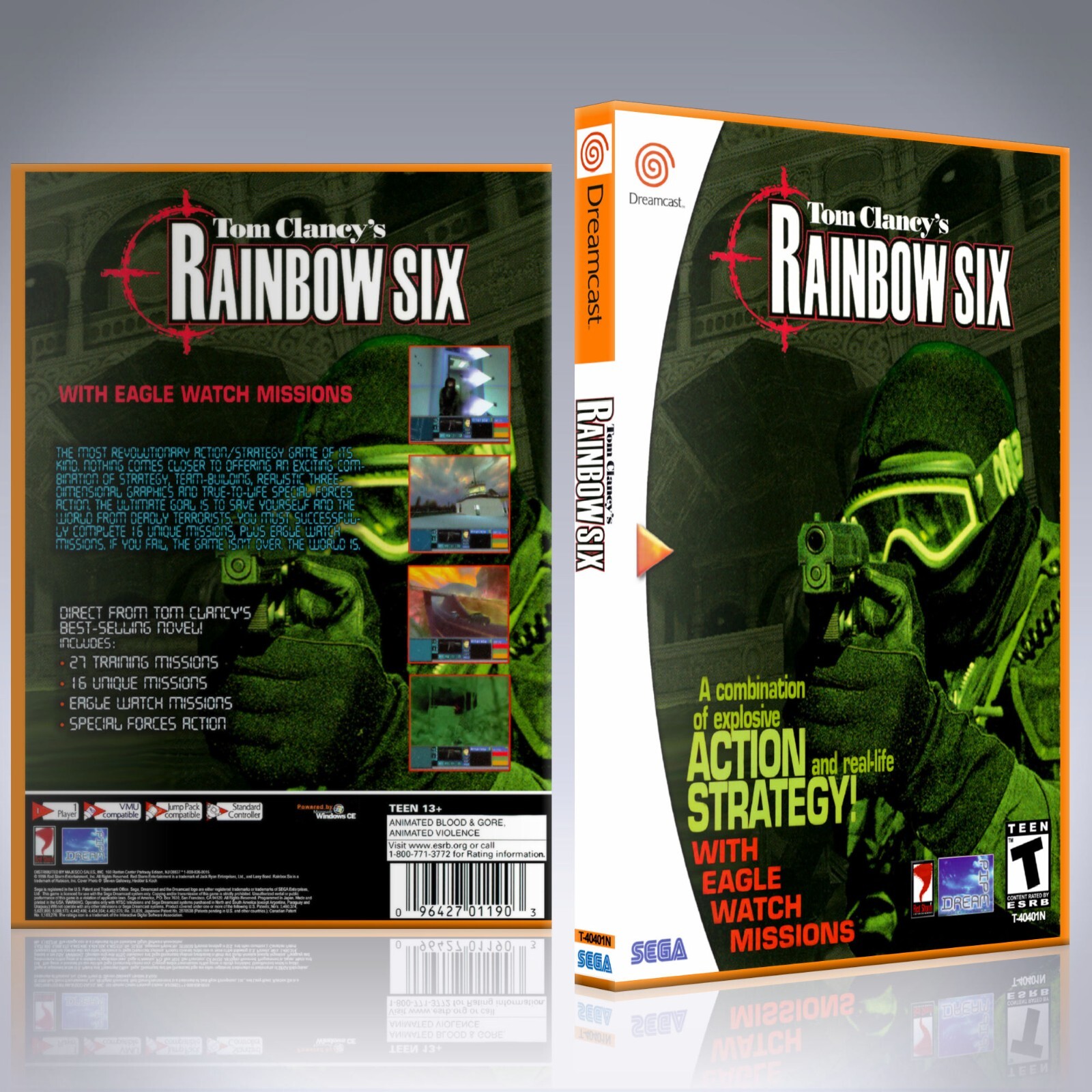 RAINBOW SIX 北米版 Dreamcast Tom Clancy's Rainbow Six (OEM) (Dreamcast) - SEGA REPLAY