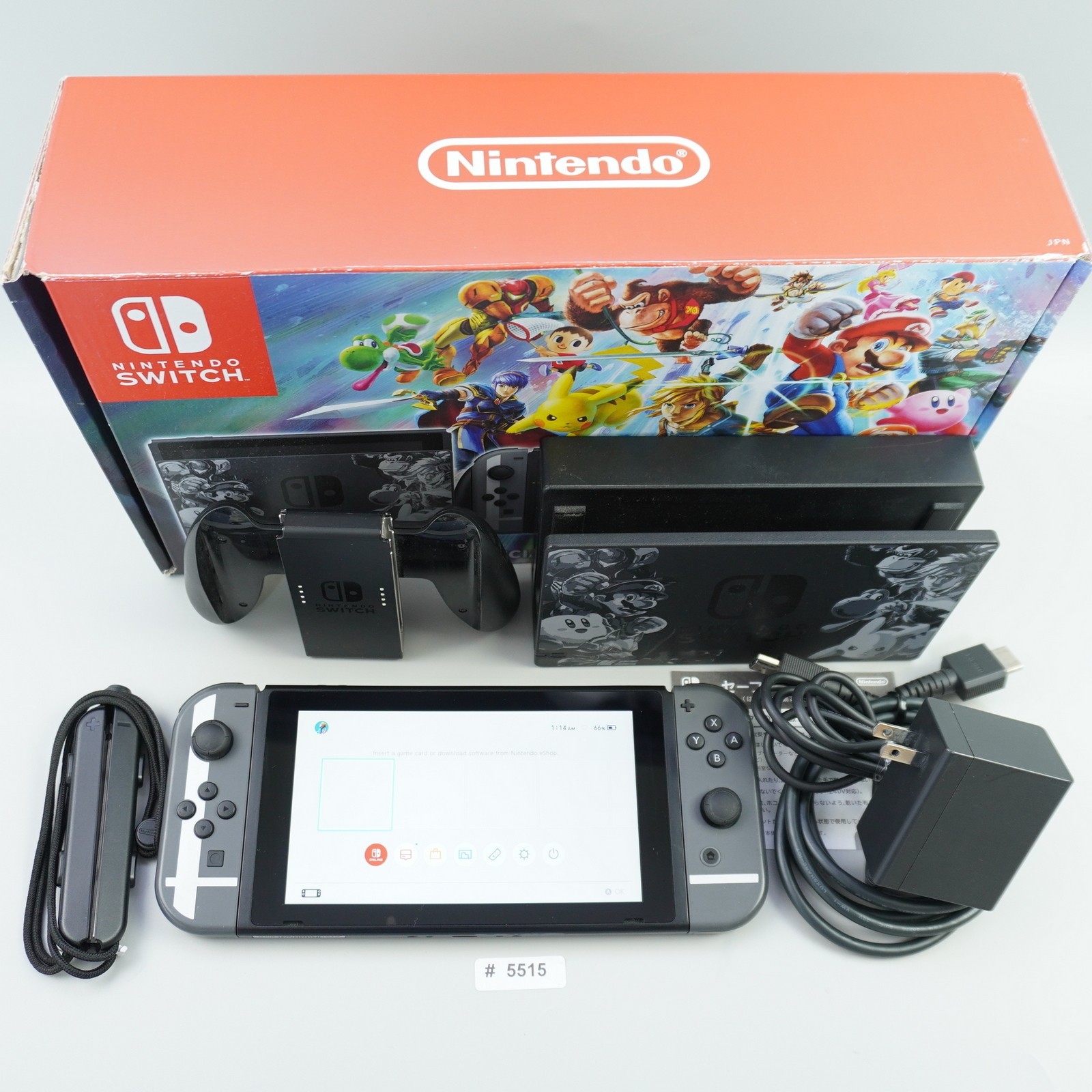 【超美品】Switch Nintendo Switch Nintendo-Switch-Gray-Console-