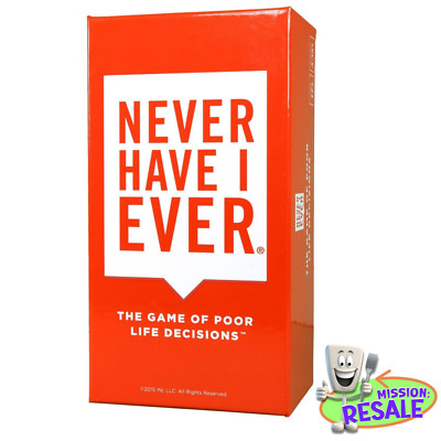 Never Have I Ever: The Game Of Poor Life Decisions CLASSIC - BRAND NEW SEALED