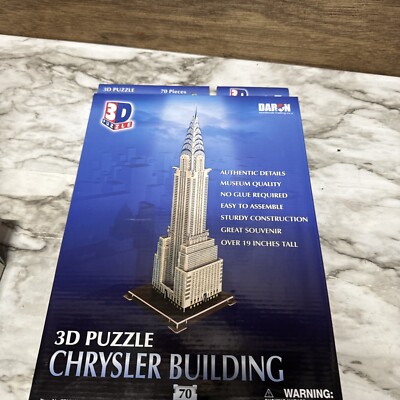 Daron Chrysler Building 3D Puzzle 70-Pieces