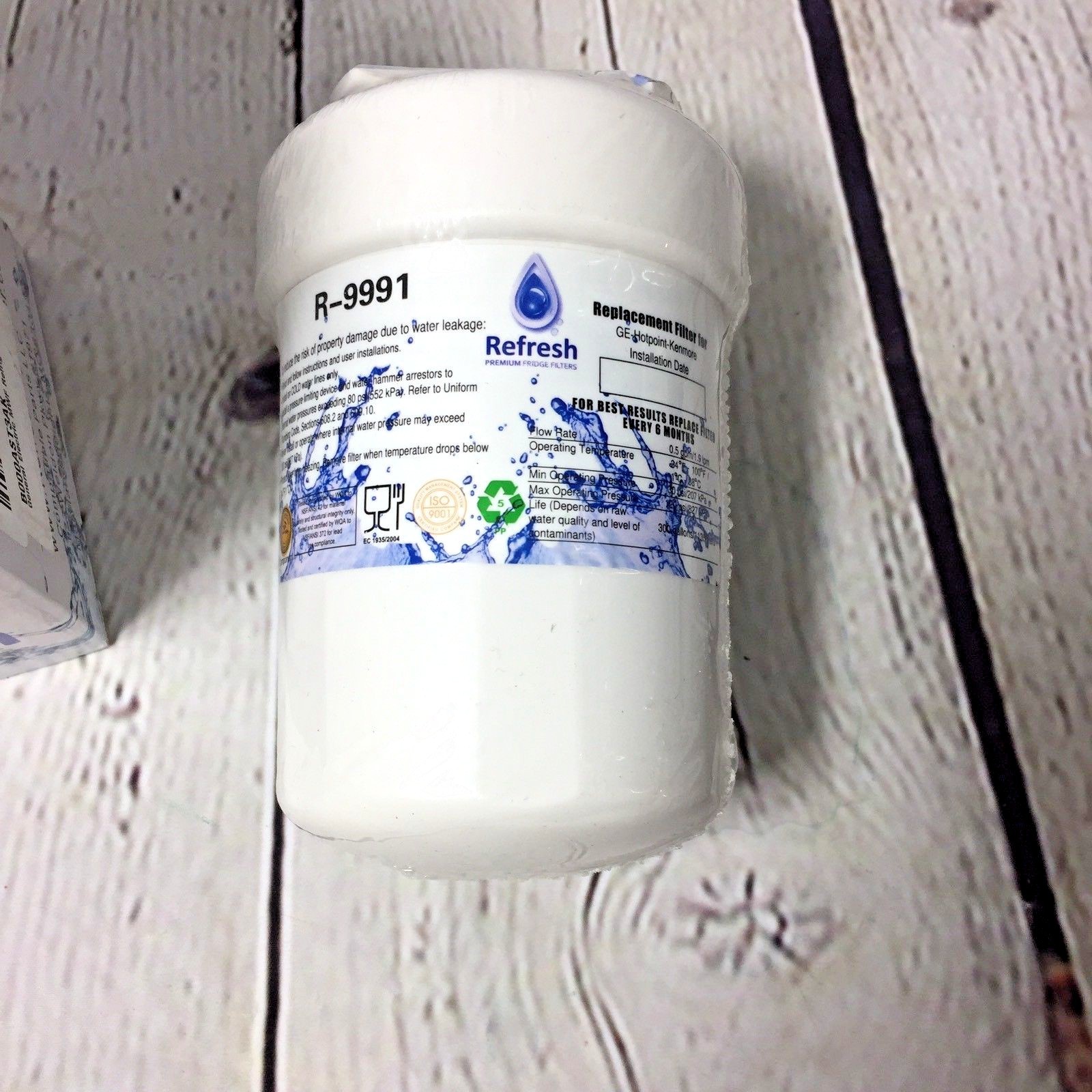 Refresh R-9991 Replacement Refrigerator Water Filter for GE Kenmore