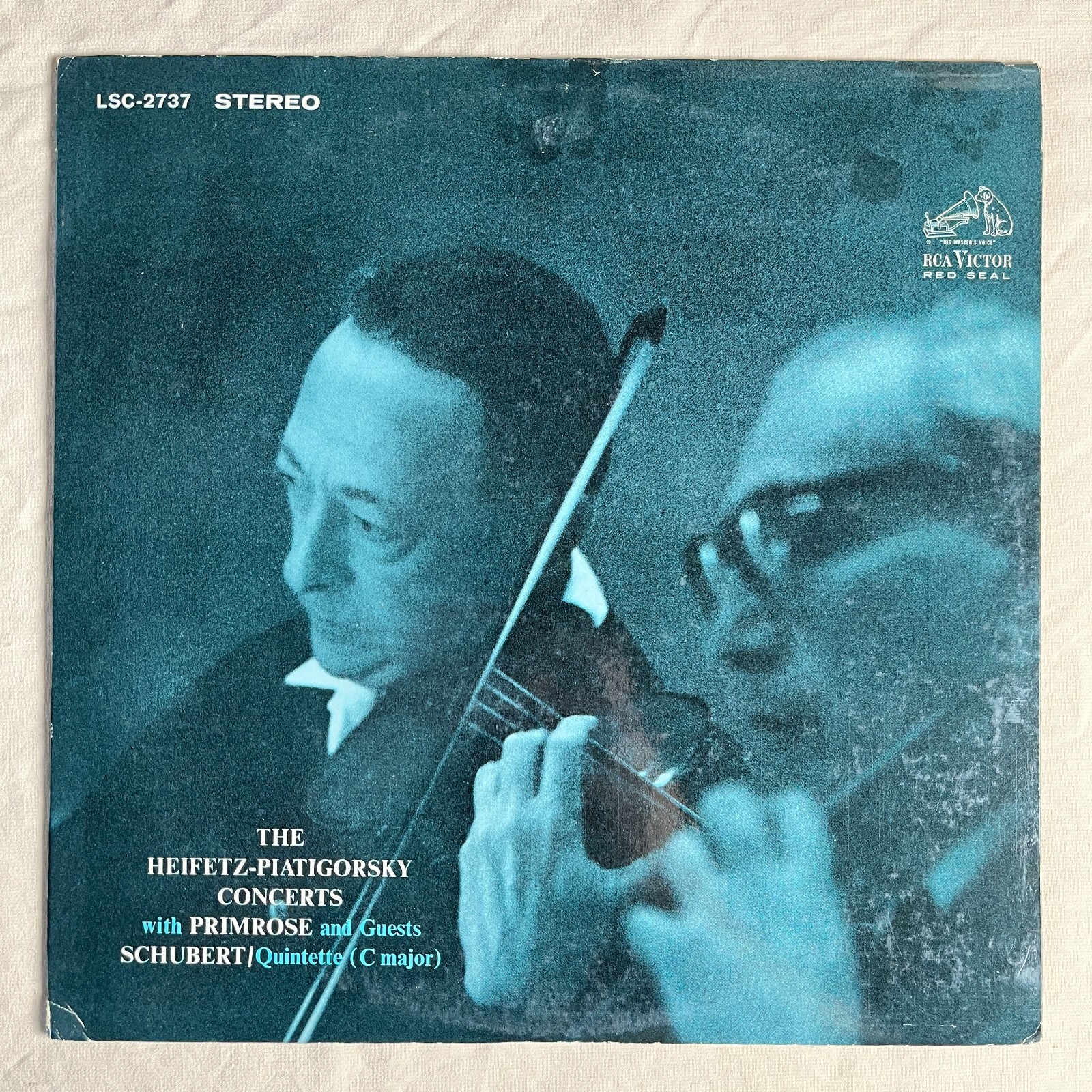HEIFETZ-PIATIGORSKY Concerts With Primrose & Guests 1964 LP RCA LSC-2737 - VG+ | eBay HEIFETZ-PIATIGORSKY Concerts With Primrose & Guests 1964 LP RCA LSC-2737 - VG+ | eBay