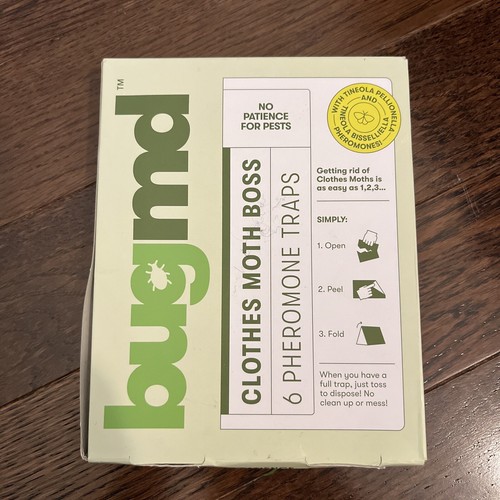 (6 Pack), Sticky Glue Bug Repellent For Closet Wardrobe